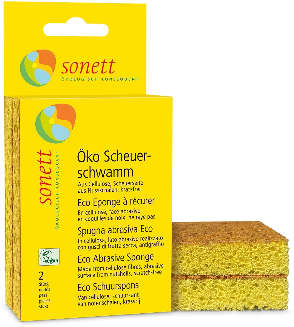 2er-Pack Öko-Scheuerschwamm - hiushaltsreinigung.com
