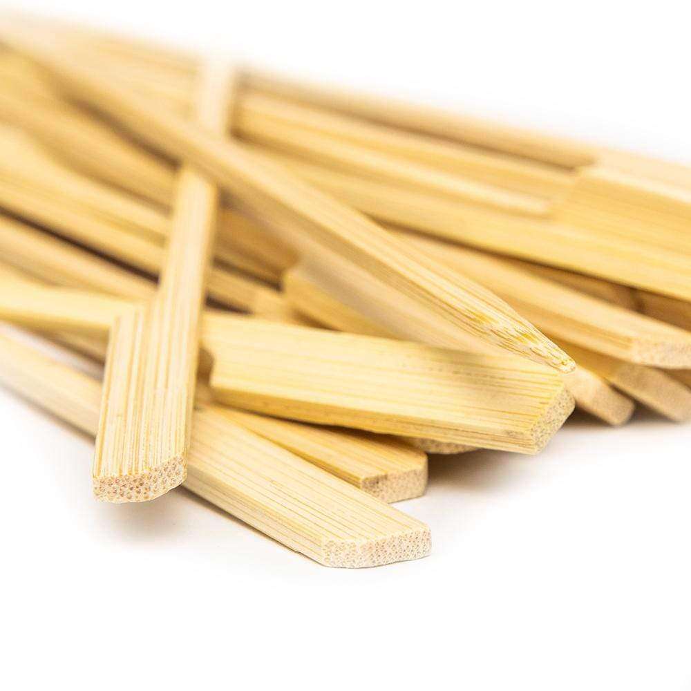 30 Grillsticks mit breitem Griff aus Bambus - hiushaltsreinigung.com