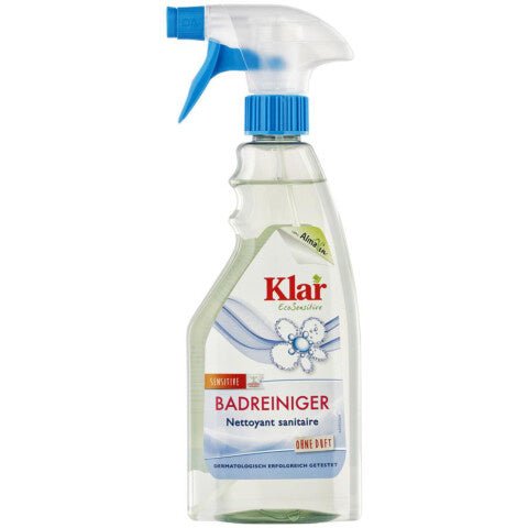 Badreiniger Sprühflasche von Klar - hiushaltsreinigung.com