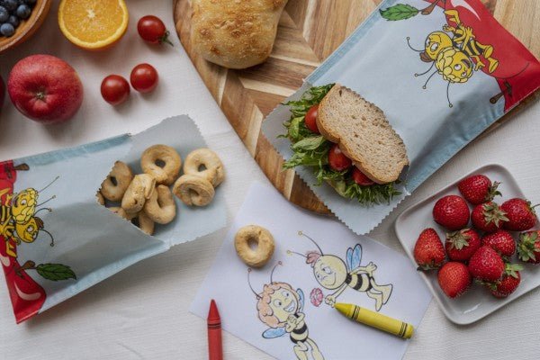 Bienenwachs Snack & Sandwichbeutel Biene Maja - hiushaltsreinigung.com