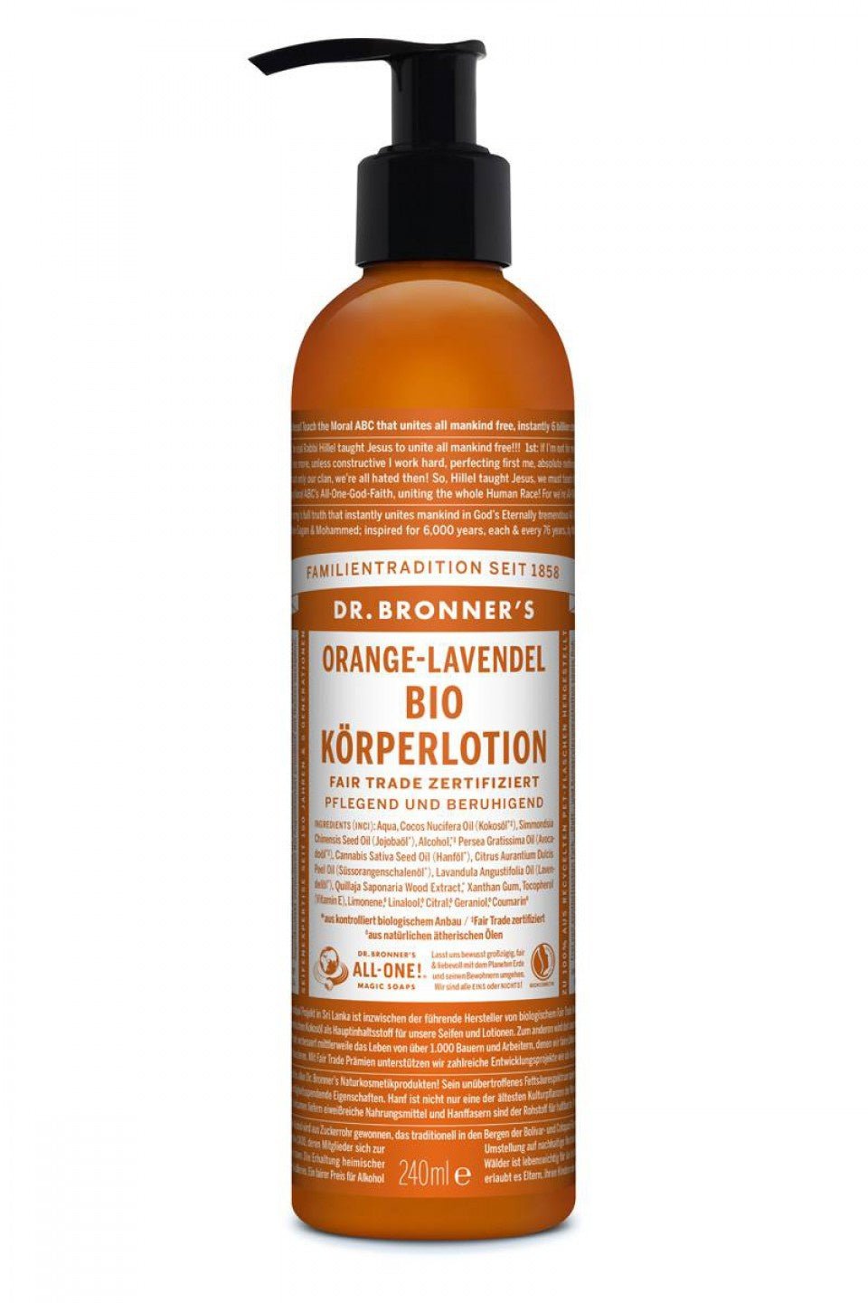Bio Körperlotion Orange - Lavendel - hiushaltsreinigung.com