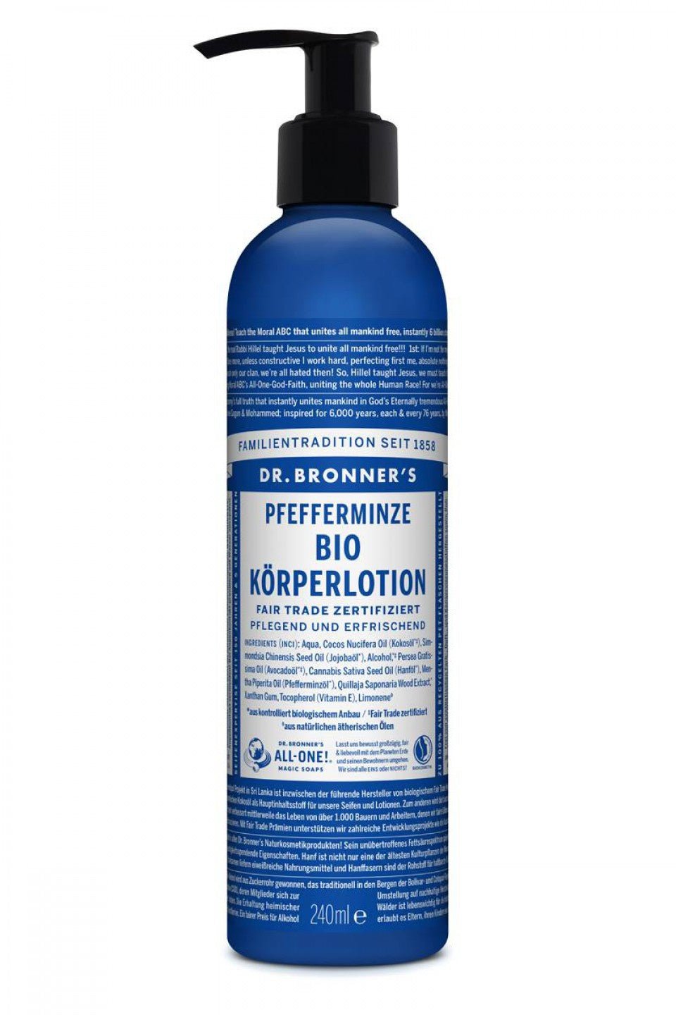 Bio Körpermilch Pfefferminze - hiushaltsreinigung.com