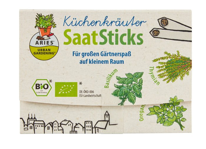 Bio SaatSticks Küchenkräuter kbA - hiushaltsreinigung.com