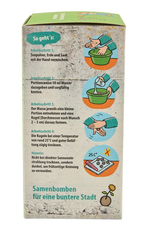 Bio - Samenbomben Bausatz kbA - hiushaltsreinigung.com