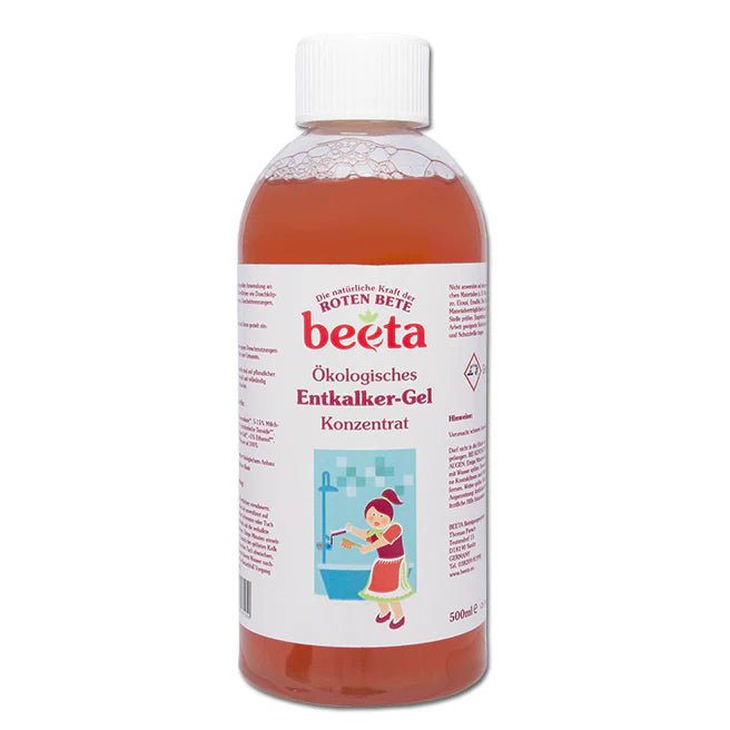 Entkalker Gel Konzentrat aus roter Beete - hiushaltsreinigung.com
