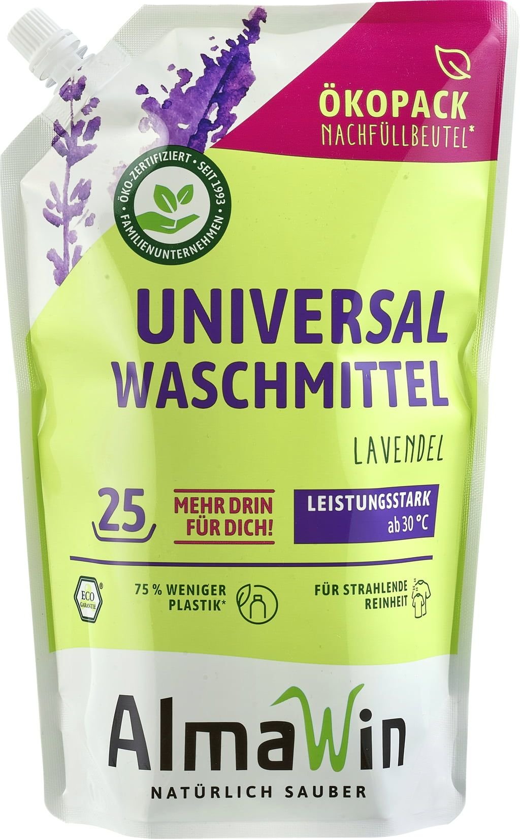 Flüssigwaschmittel Lavendel Universal - hiushaltsreinigung.com