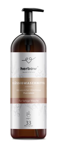 Flüssigwaschmittel Pure Nature Color von Herbow - hiushaltsreinigung.com