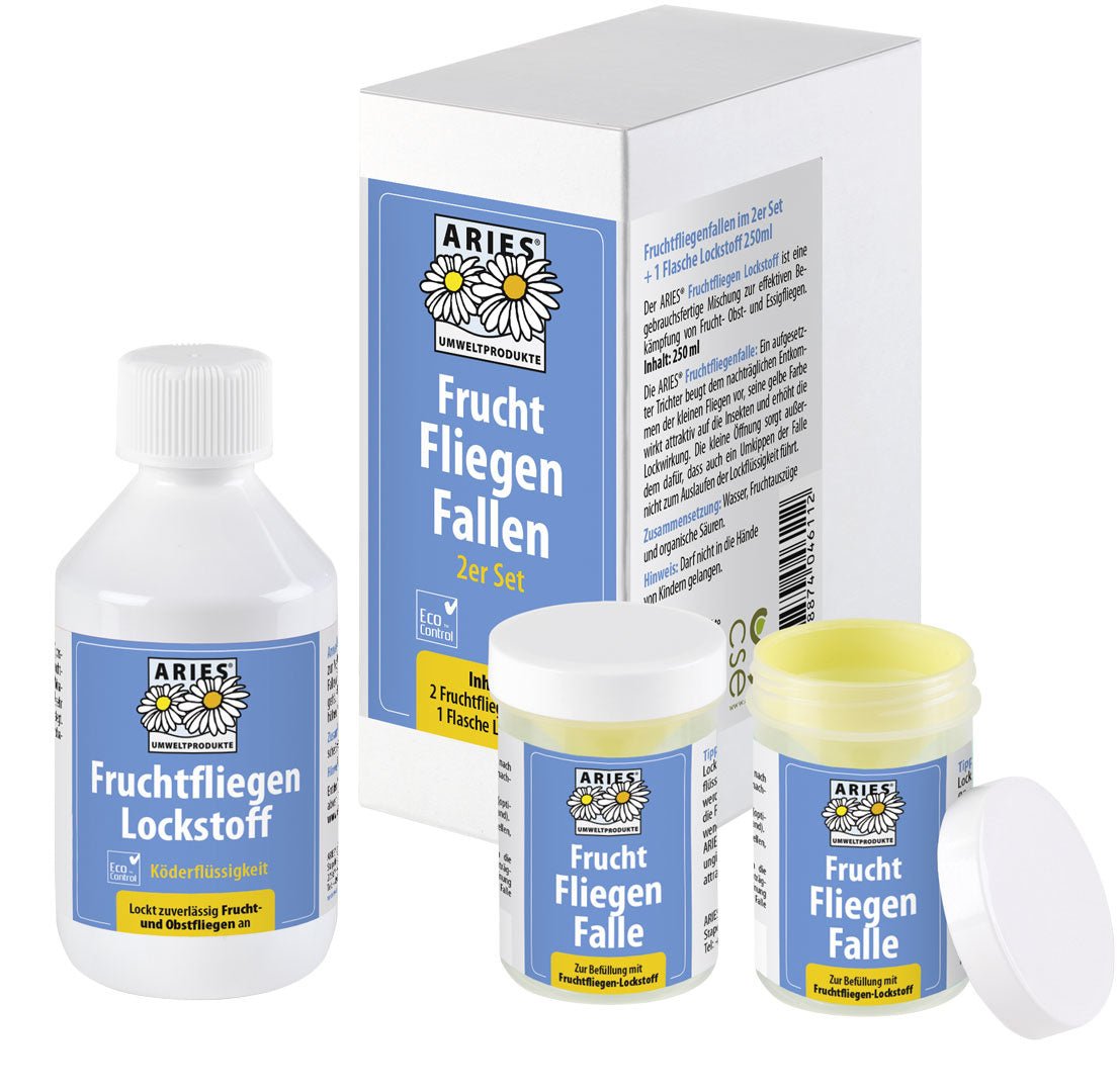 Fruchtfliegenfallen Set - hiushaltsreinigung.com