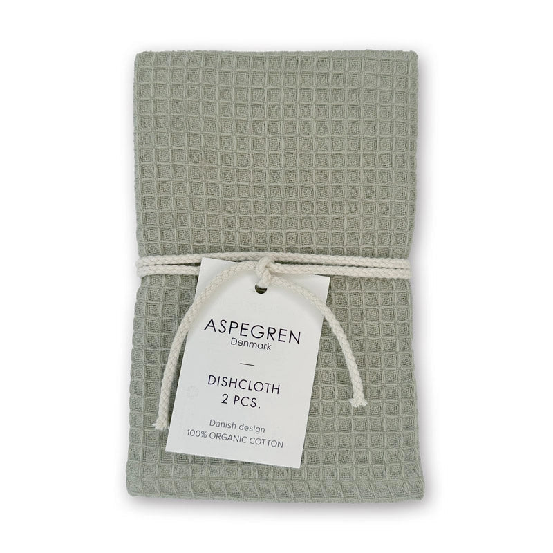 Geschirrtuch - Bio - Baumwolle - 2er Set - North Green Tea - hiushaltsreinigung.com