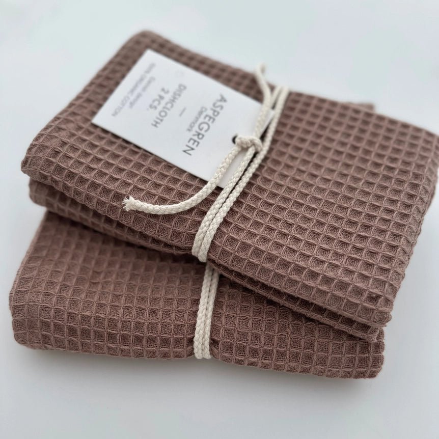 Geschirrtuch - Bio - Baumwolle - 2er Set - North Nougat - hiushaltsreinigung.com