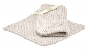 Gestrickte Topflappen in BIO von Solwang - hiushaltsreinigung.com