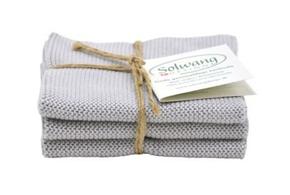 Gestrickte Wischtücher BIO von Solwang - hiushaltsreinigung.com