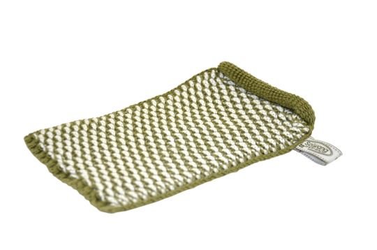 Gestrickter Waschhandschuh BIO von Solwang - hiushaltsreinigung.com