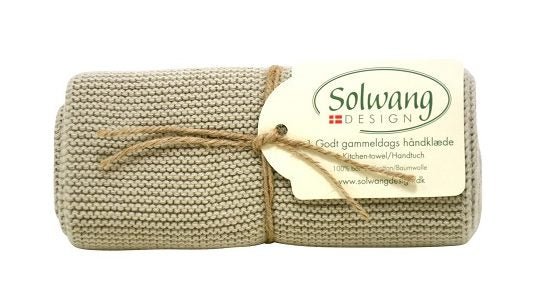 Gestricktes Handtuch BIO von Solwang - hiushaltsreinigung.com