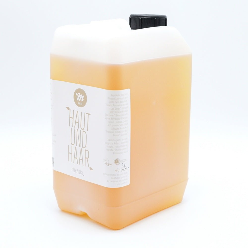 Haut & Haar Naturshampoo Orange - hiushaltsreinigung.com