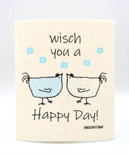 Henne Berta "Happy Day" hellblau - hiushaltsreinigung.com
