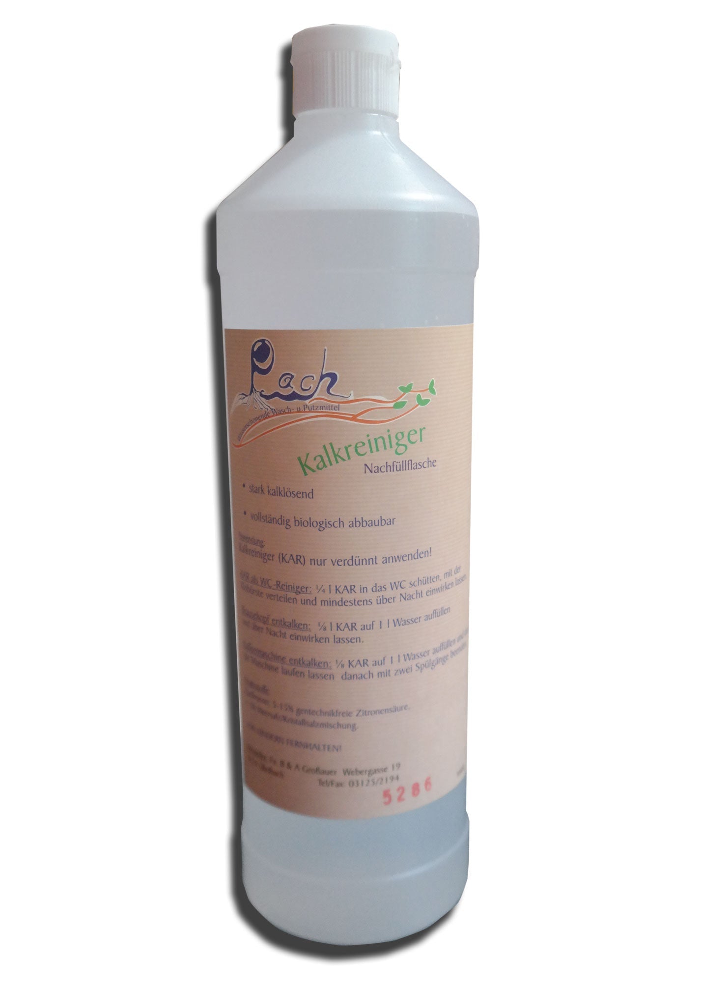 Kalkreiniger von Pach - hiushaltsreinigung.com
