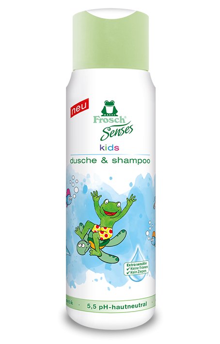 Kids Dusche & Shampoo 300ml von Frosch - hiushaltsreinigung.com