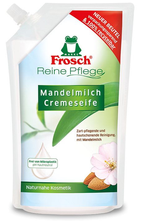 Mandelmilch Cremeseife Nachfüllbeutel - hiushaltsreinigung.com