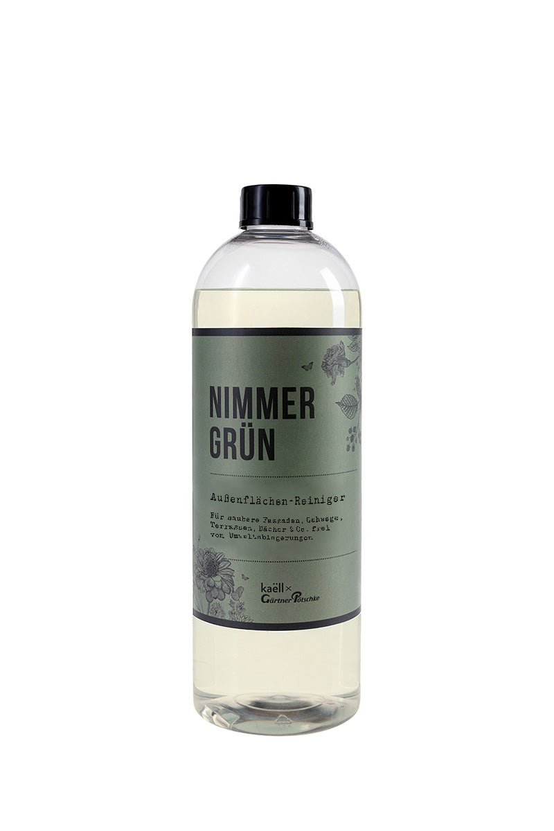 NIMMERGRÜN Außenflächen Reiniger - hiushaltsreinigung.com