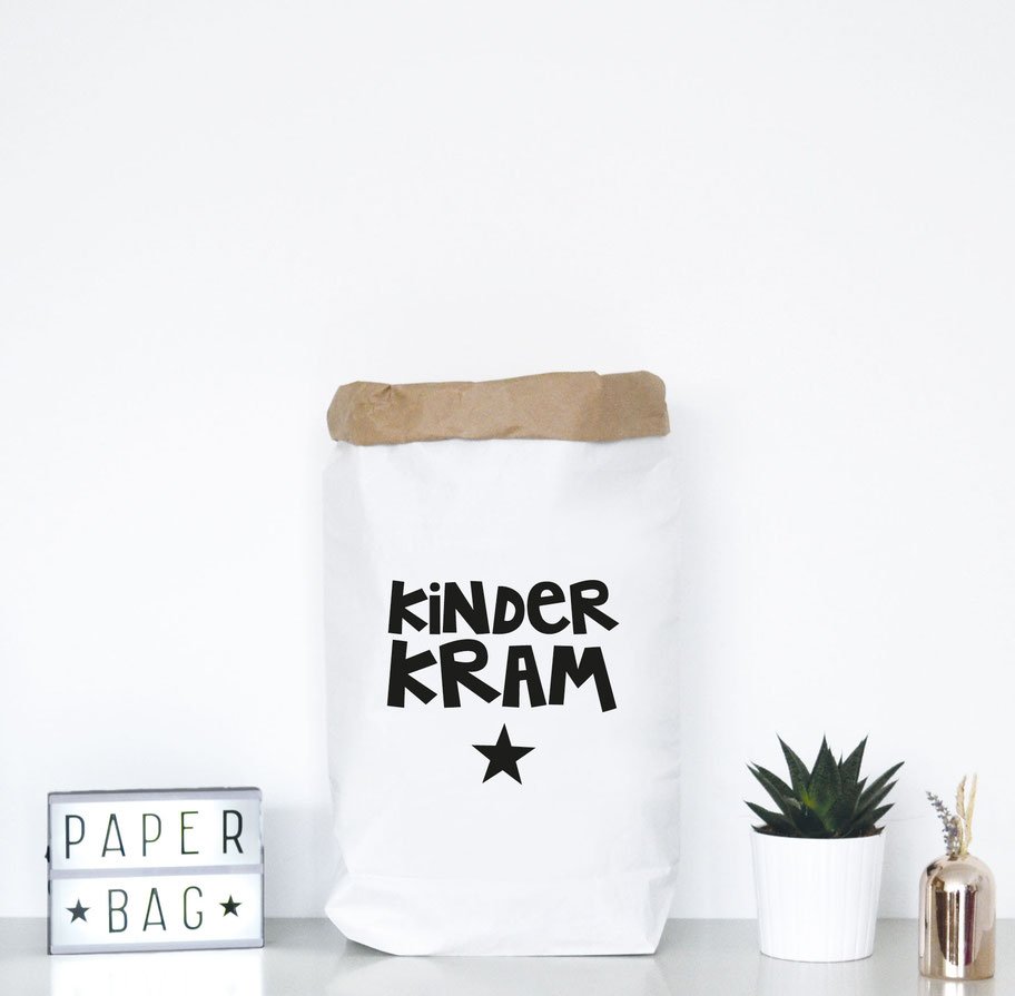 Paperbag KINDERKRAM - hiushaltsreinigung.com
