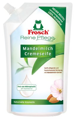 Reine Pflege Mandelmilch Cremeseife Nachfüllbeutel - hiushaltsreinigung.com