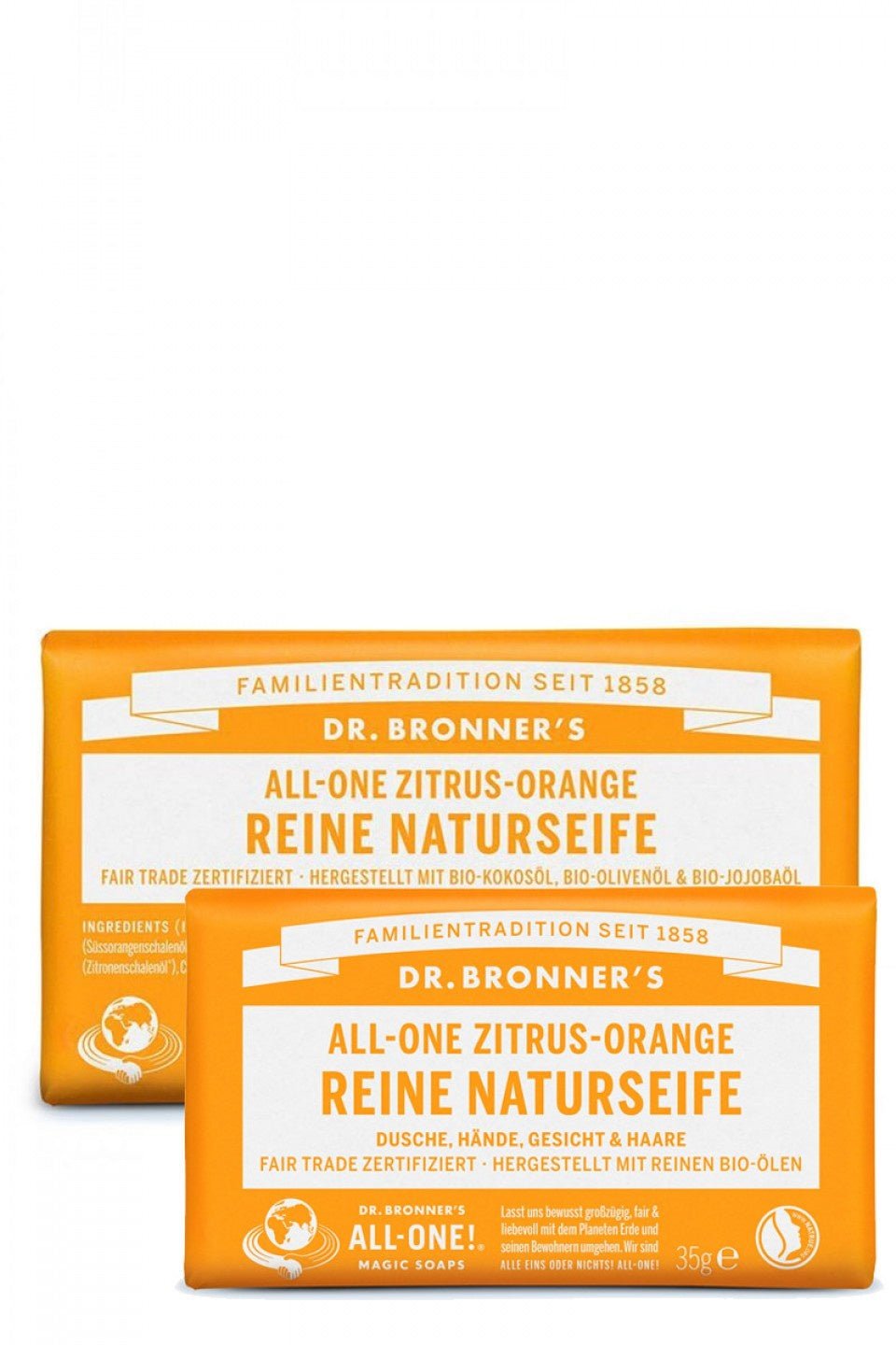 Seifenstück Zitrus Orange - hiushaltsreinigung.com