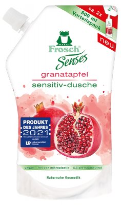 Senses Granatapfel Sensitiv - Dusche Nachfüllbeutel 500ml - hiushaltsreinigung.com