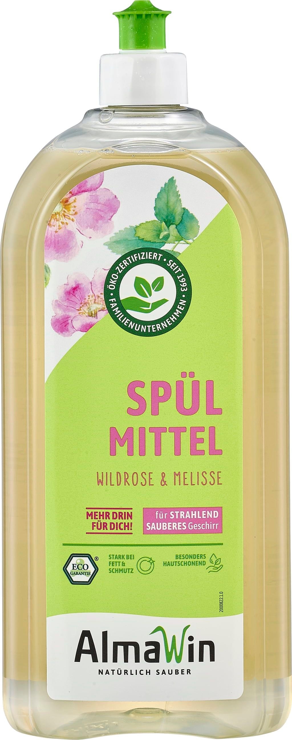 Spülmittel Wildrose Melisse - hiushaltsreinigung.com