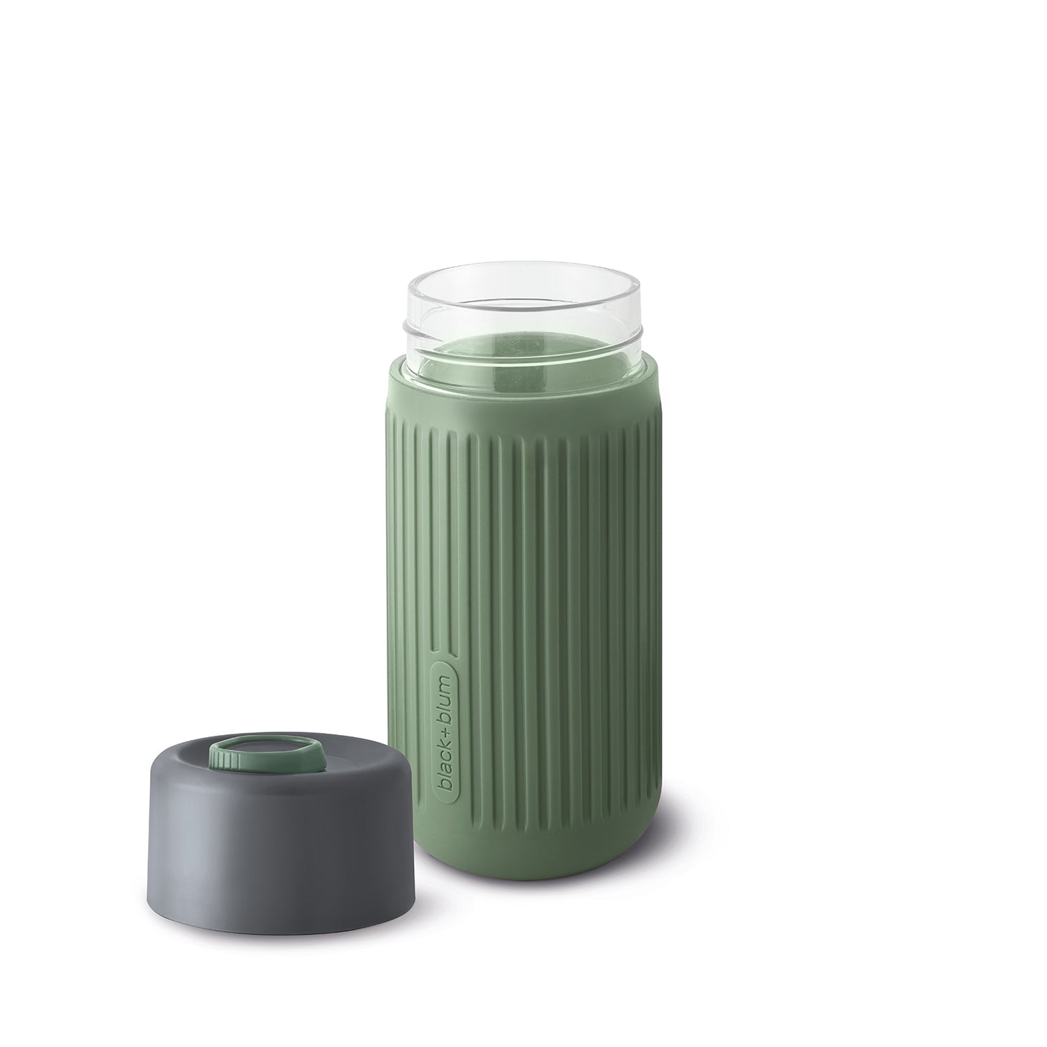 ToGo Becher aus Glas 340 ml olive - hiushaltsreinigung.com