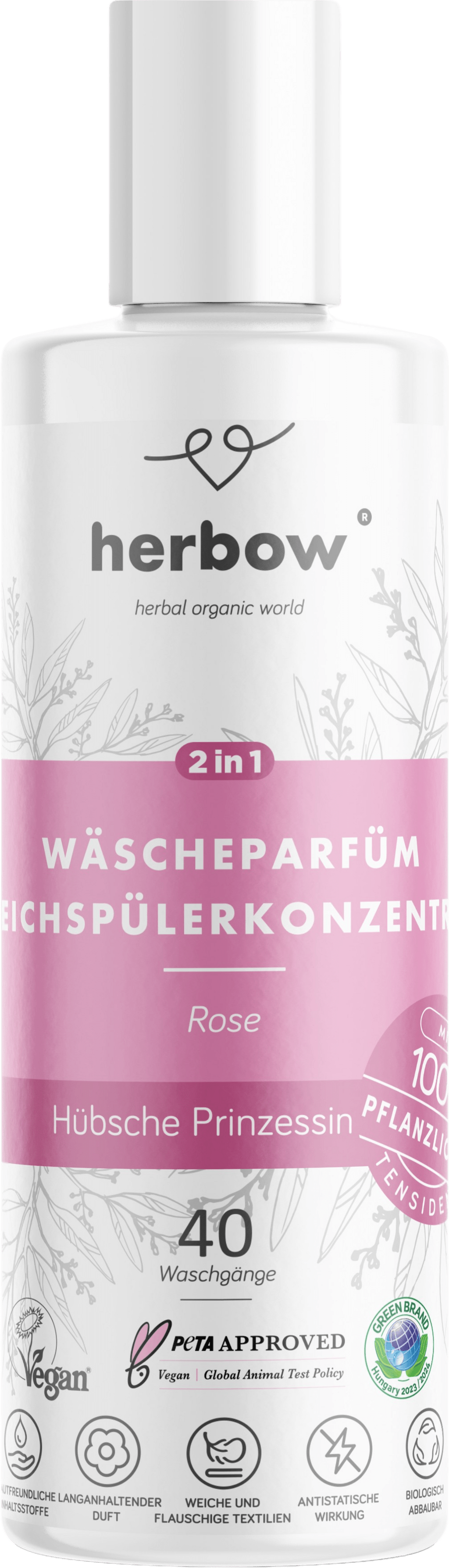 Wäscheparfum & Weichspülerkonzentrat 2 in 1 Hübsche Prinzessin - hiushaltsreinigung.com