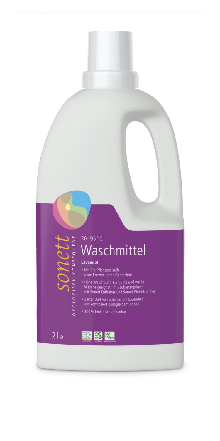 Waschmittel flüssig Lavendel - hiushaltsreinigung.com