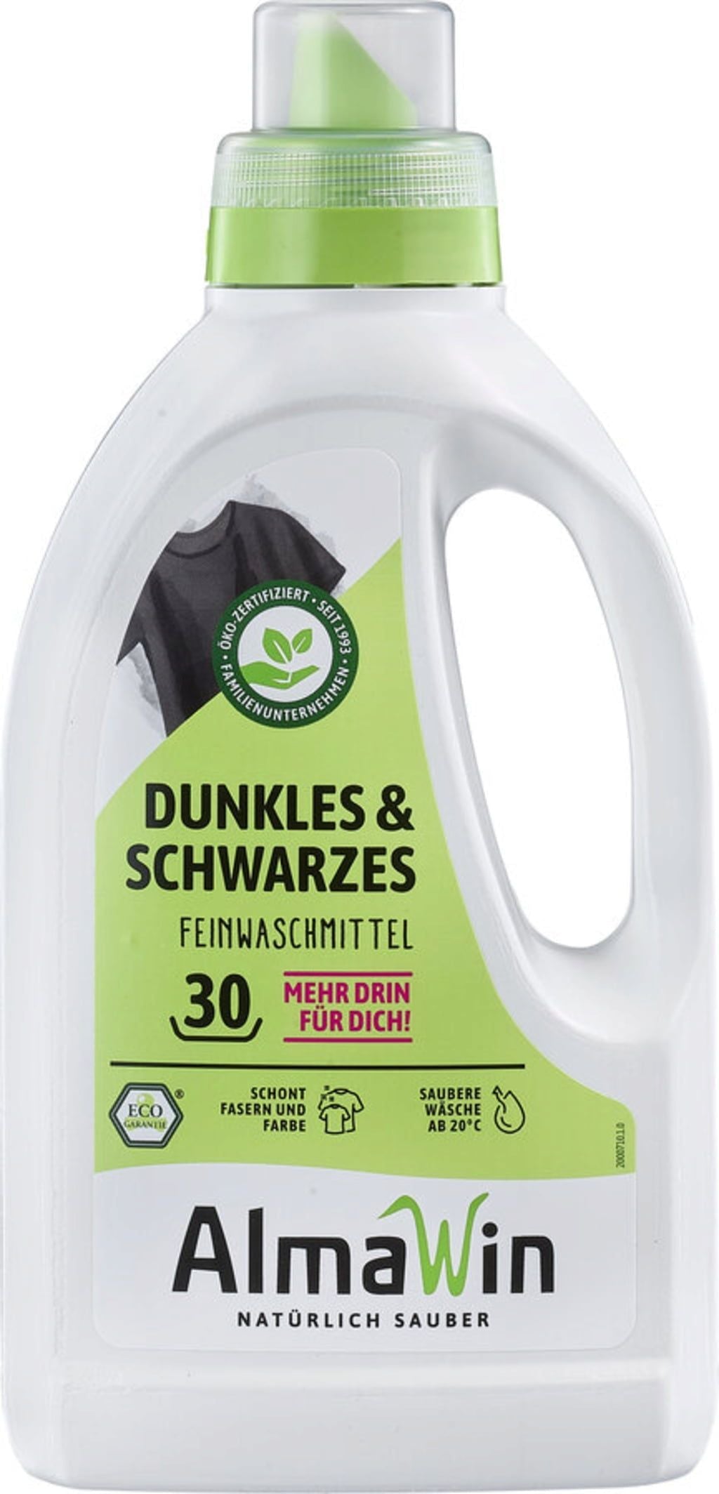 Waschmittel für Dunkles und Schwarzes von AlmaWin - hiushaltsreinigung.com