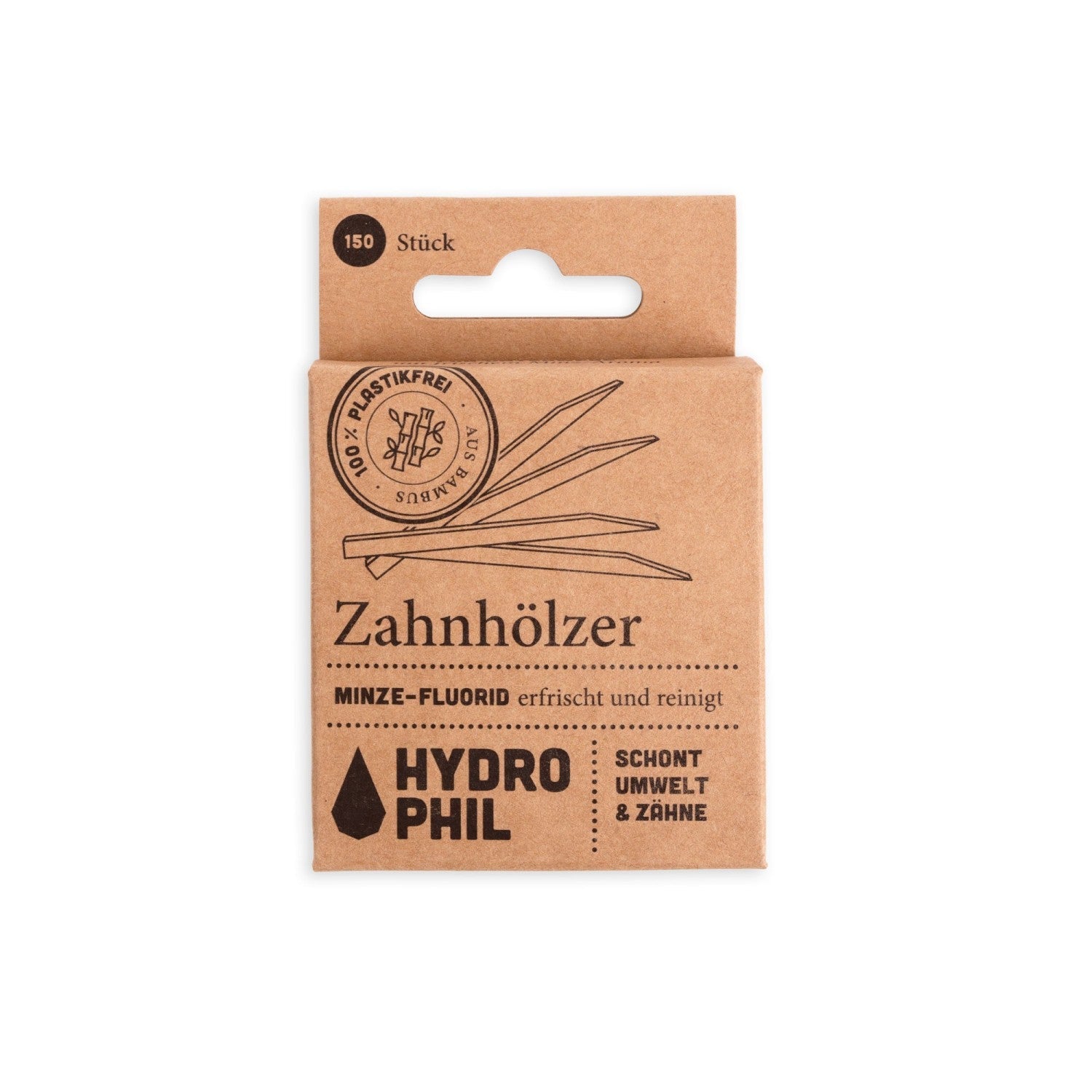 Zahnhölzer Minze 150 Stück mit Fluorid - hiushaltsreinigung.com