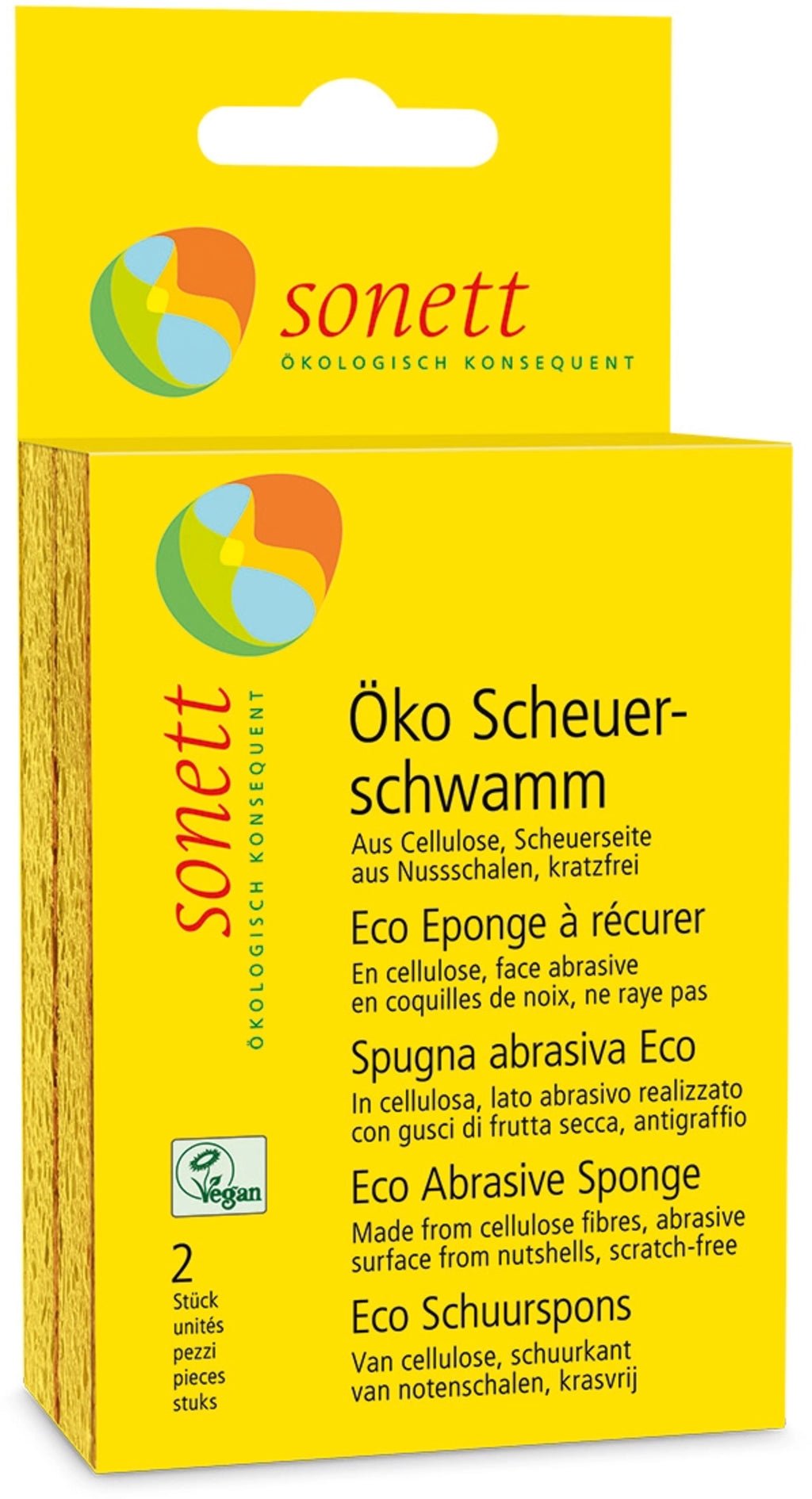 2er-Pack Öko-Scheuerschwamm - hiushaltsreinigung.com