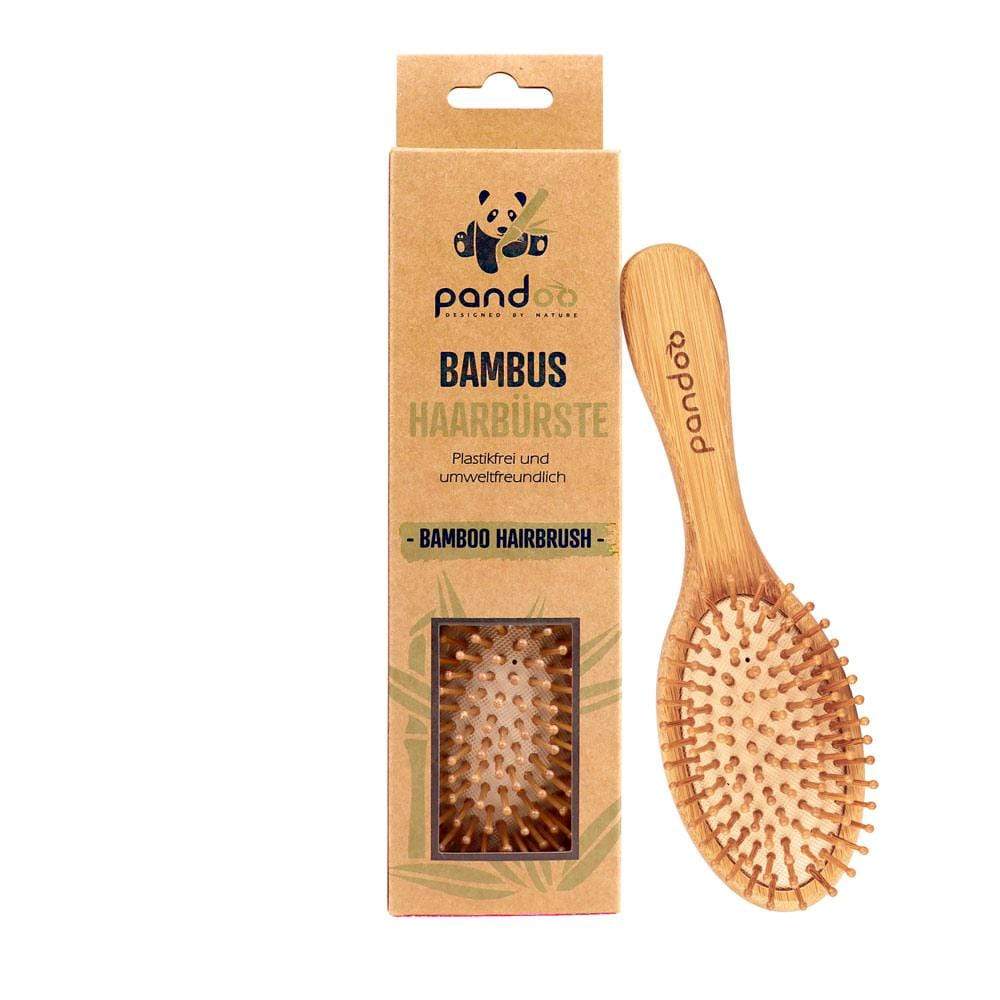 Bambus Haarbürste mit Naturborsten - hiushaltsreinigung.com