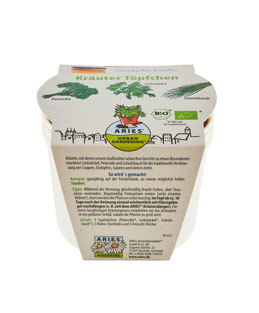 Bio - Kräutertöpfchen deutsche Küche - hiushaltsreinigung.com