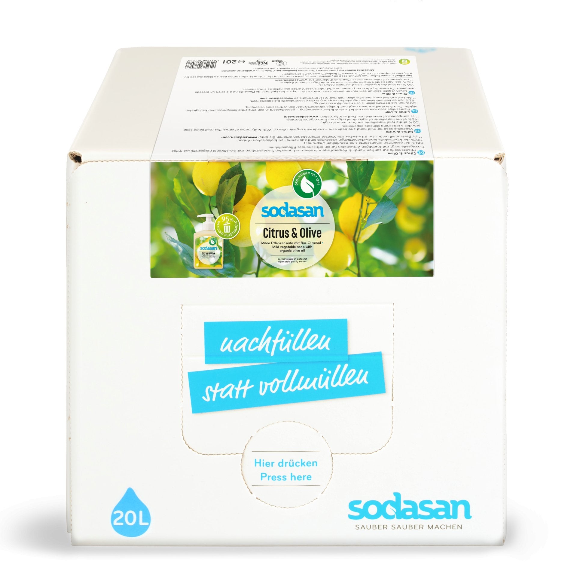 Bio Pflanzenseife Flüssig Citrus & Olive - hiushaltsreinigung.com