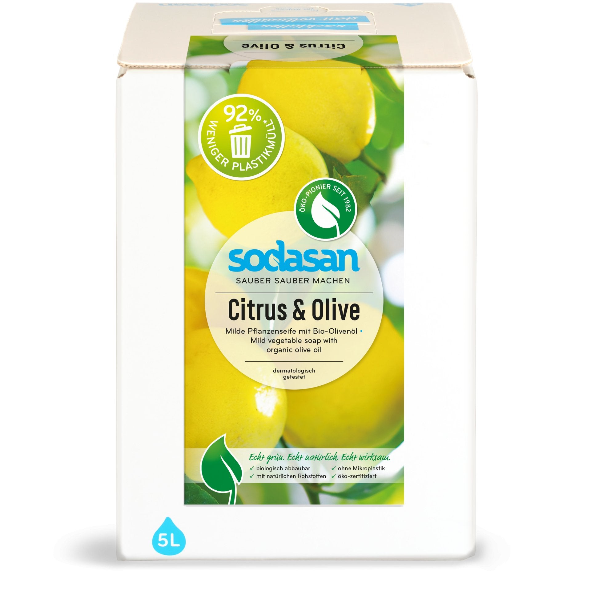 Bio Pflanzenseife Flüssig Citrus & Olive - hiushaltsreinigung.com