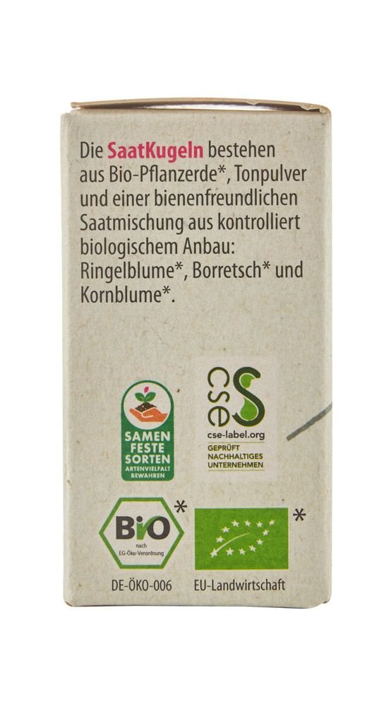 Bio - Saatkugeln Essbare Blüten kbA - hiushaltsreinigung.com
