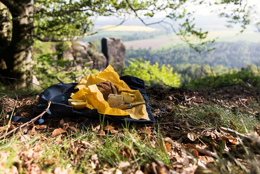 Bienenwachstuch Large gelb