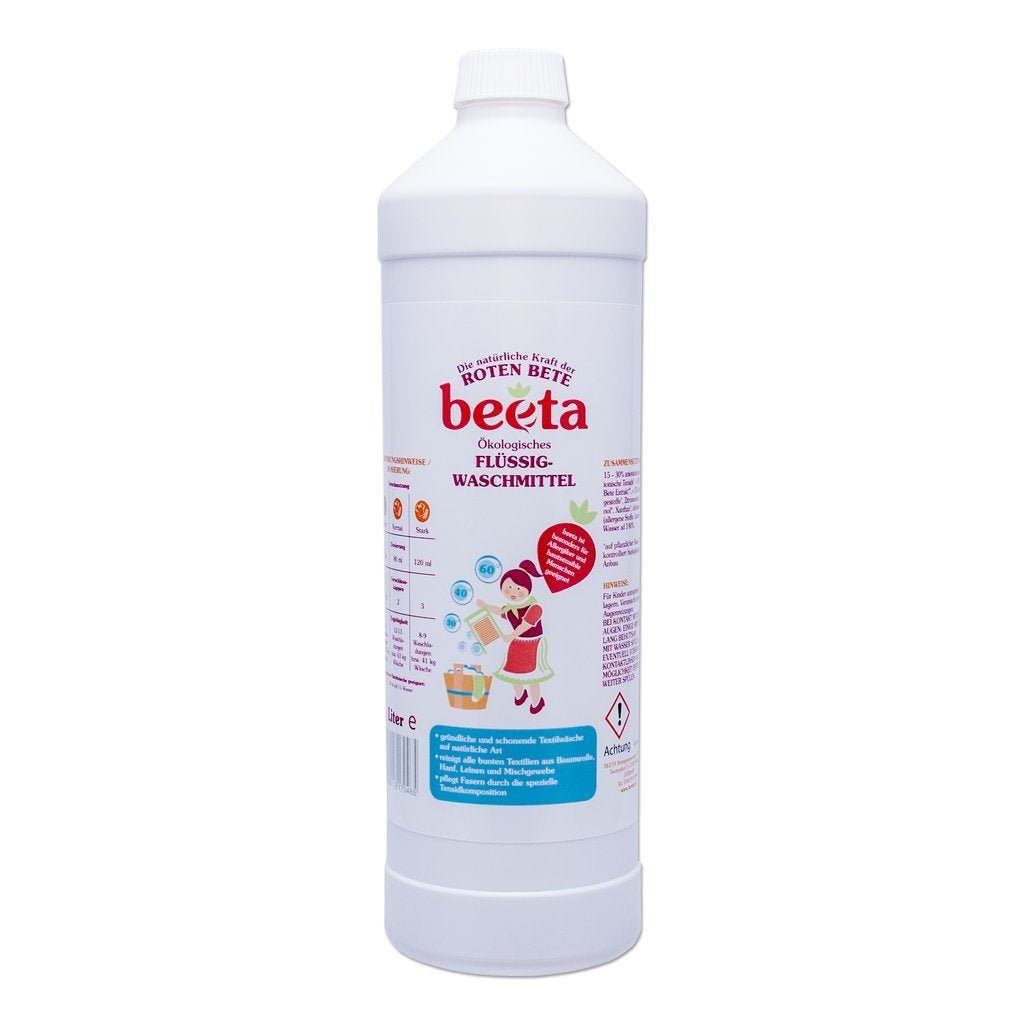 Flüssigwaschmittel für Weiß - und Buntwäsche von beeta - hiushaltsreinigung.com