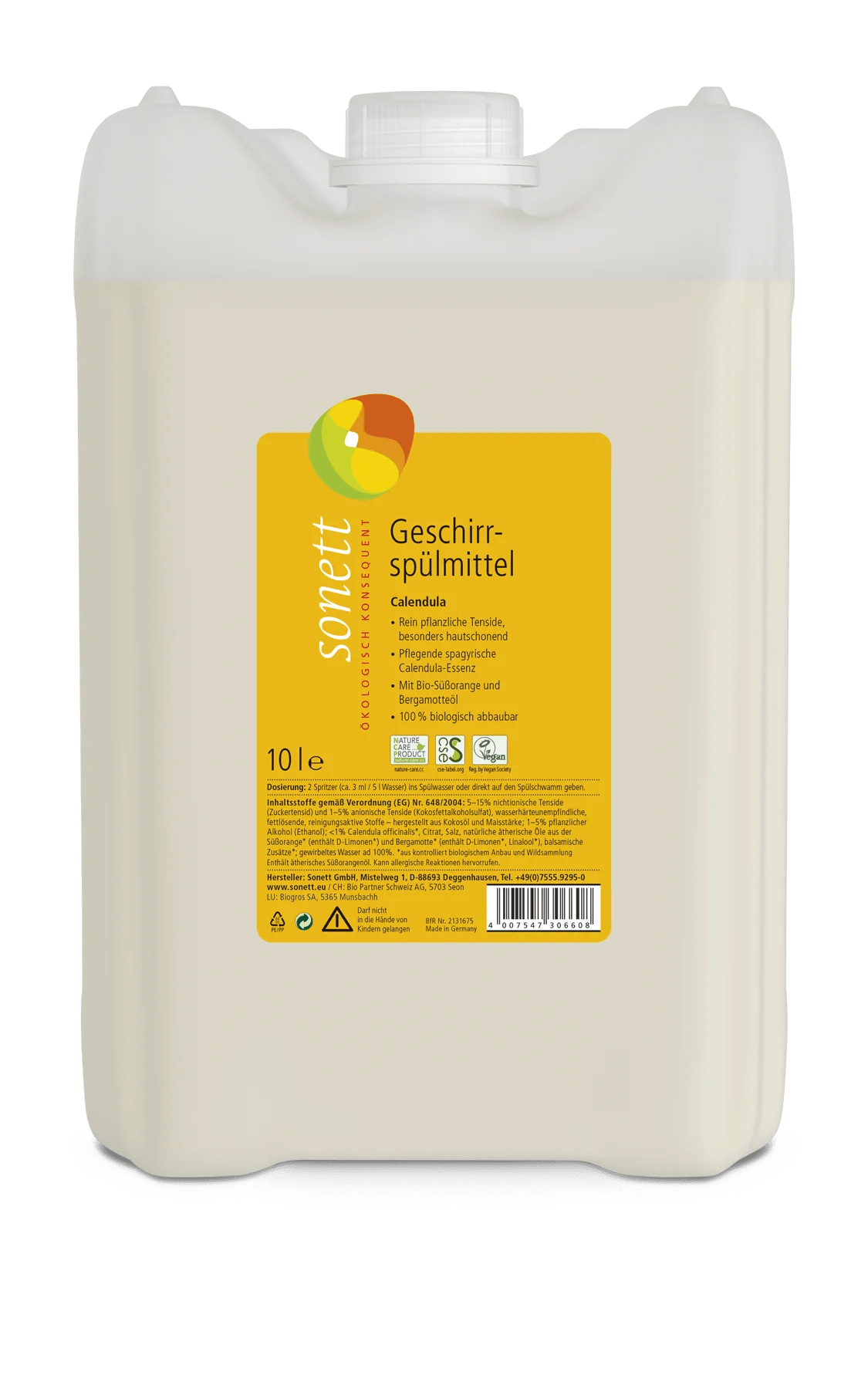 Geschirrspülmittel Calendula - hiushaltsreinigung.com