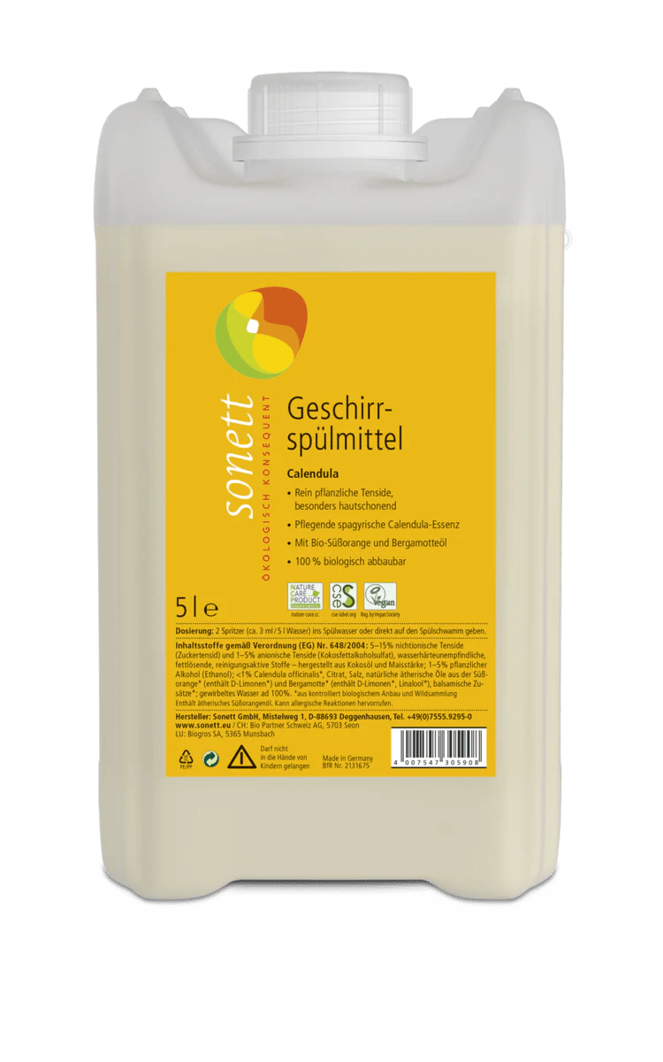 Geschirrspülmittel Calendula - hiushaltsreinigung.com