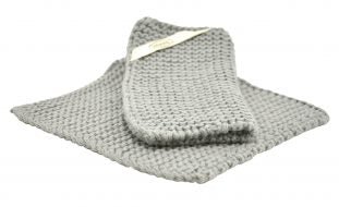 Gestrickte Topflappen in BIO von Solwang - hiushaltsreinigung.com