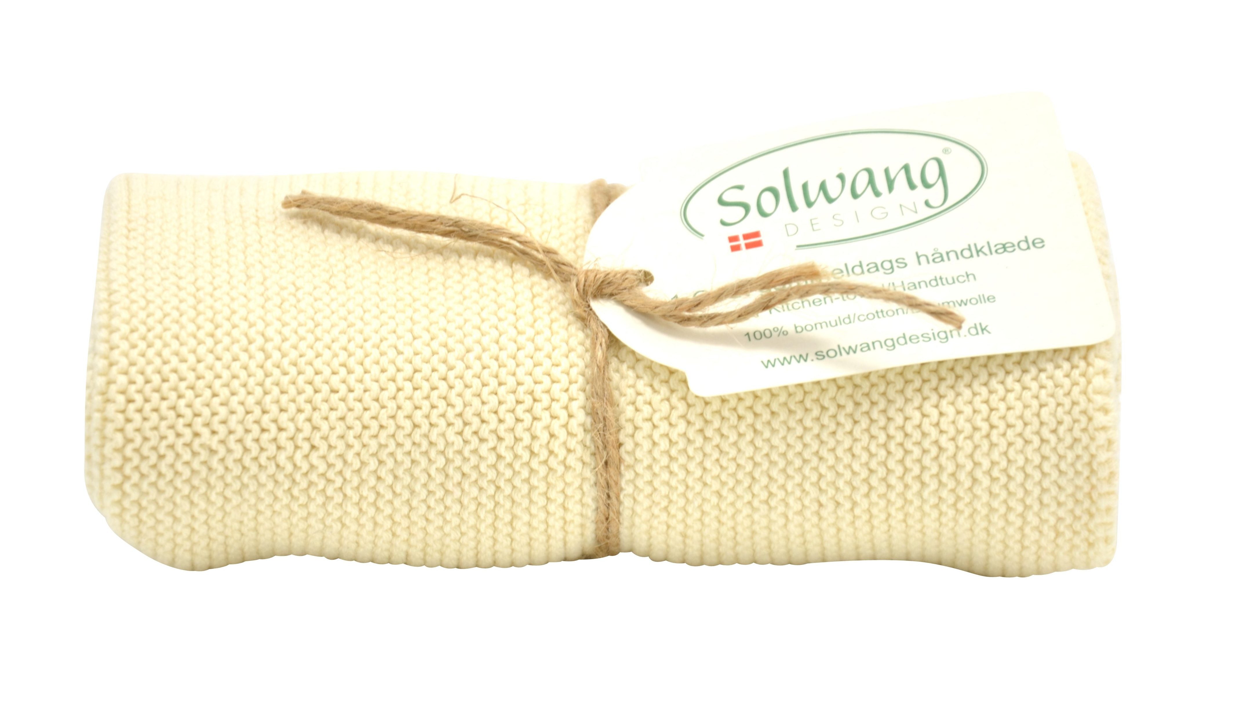 Gestricktes Handtuch BIO von Solwang - hiushaltsreinigung.com