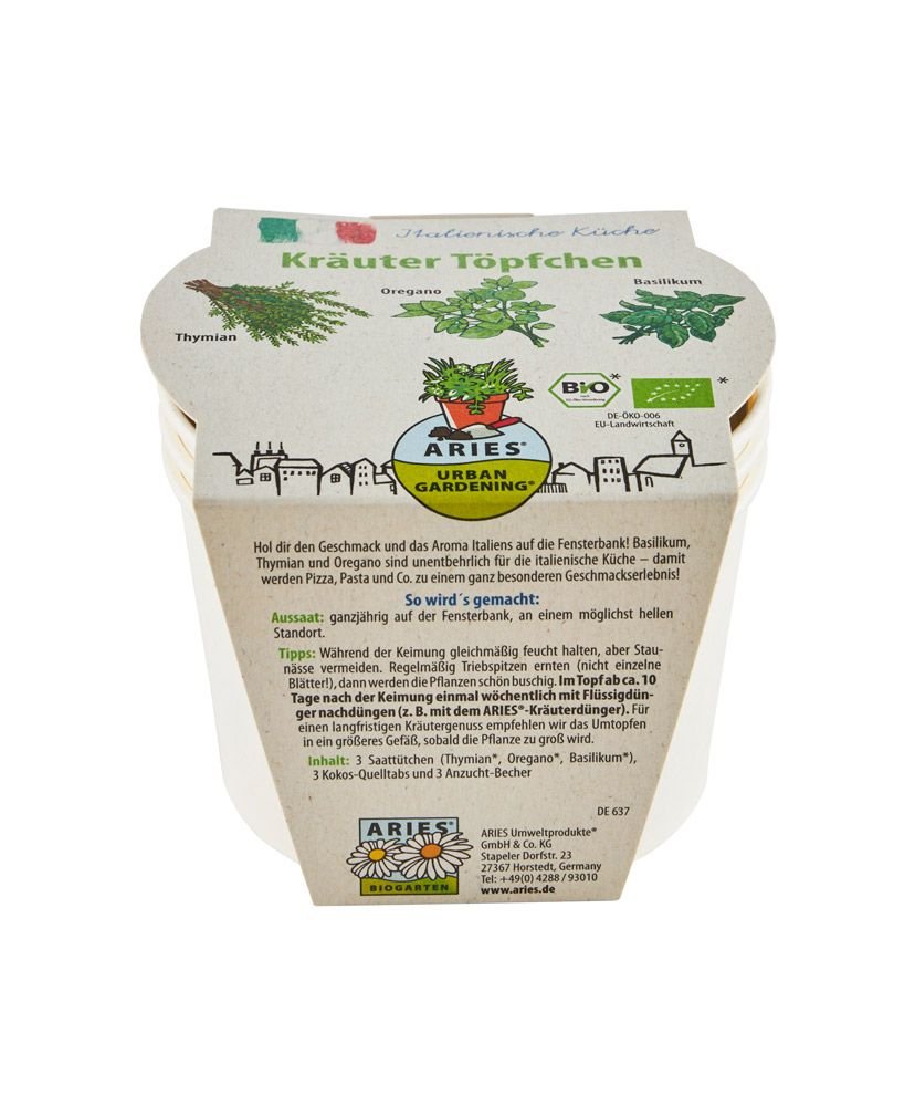 Kräutertöpfchen italienische Küche - hiushaltsreinigung.com