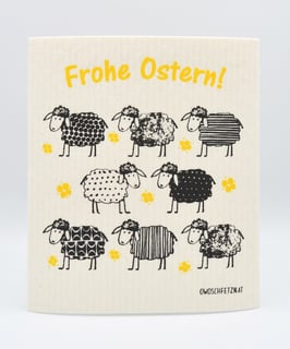 Lamm Bert "Frohe Ostern!" - hiushaltsreinigung.com