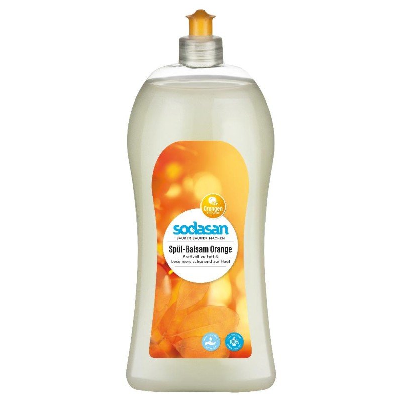 Spülbalsam Orange & Hamamelis von Sodasan - hiushaltsreinigung.com