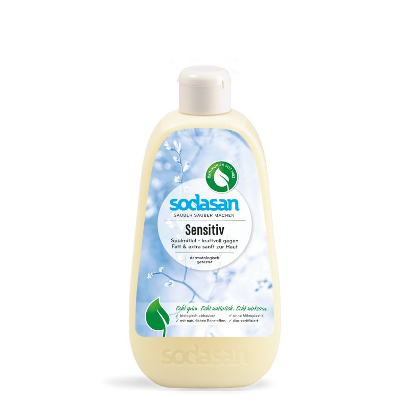 Spülmittel Sensitiv von Sodasan - hiushaltsreinigung.com